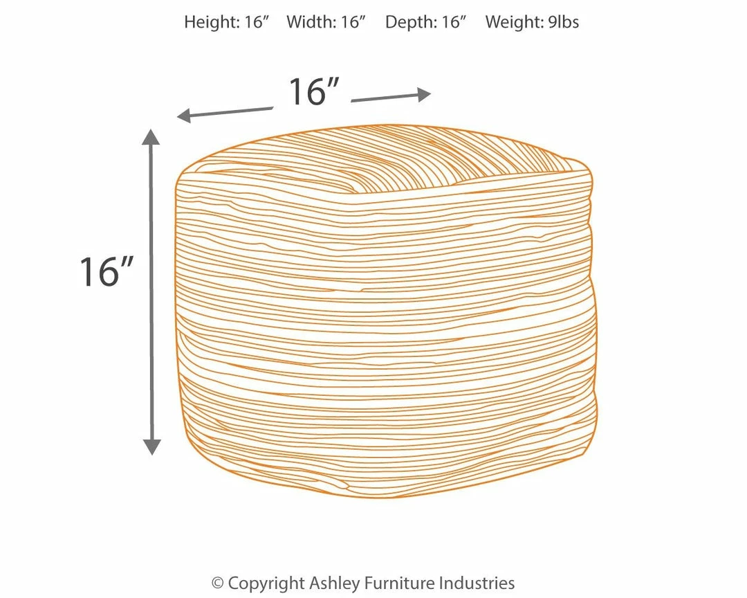 Best Pirce ๐ Ashley Furniture Absalom - Denim - Pouf Accessories ๐งจ 5 Ashley Furniture Absalom - Denim - Pouf Accessories