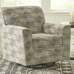 Ashley Furniture Callisburg - Granite - Swivel Glider Accent Chair