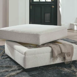 Ashley Furniture Dellara - Chalk - Ottoman With Storage Ottomans