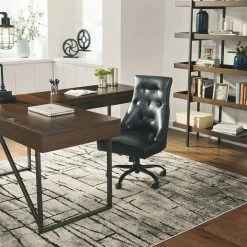 Wholesale 🎉 Signature Design By Ashley® Starmore - Brown - 3 Pc. - L Shaped Desk, Bookcase Home Office Sets 👏 11 Signature Design By Ashley® Starmore - Brown - 3 Pc. - L Shaped Desk, Bookcase Home Office Sets