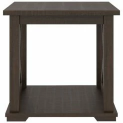 Ashley Furniture Camiburg - Warm Brown - Square End Table