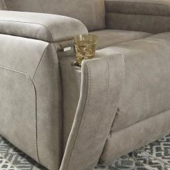 Ashley Furniture Rowlett - Fog - Pwr Recliner/adj Headrest