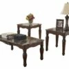 Hot Sale 🥰 Ashley Furniture North - Dark Brown - Occasional Table Set (3/cn) ✨ 1 Ashley Furniture North - Dark Brown - Occasional Table Set (3/cn)