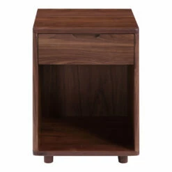 Moe's Home Collection Nightstands Osamu Walnut Nightstand
