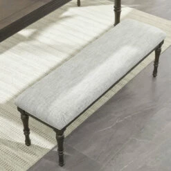 Ashley Furniture Lanceyard - Grayish Brown - Upholstered Bench Benches