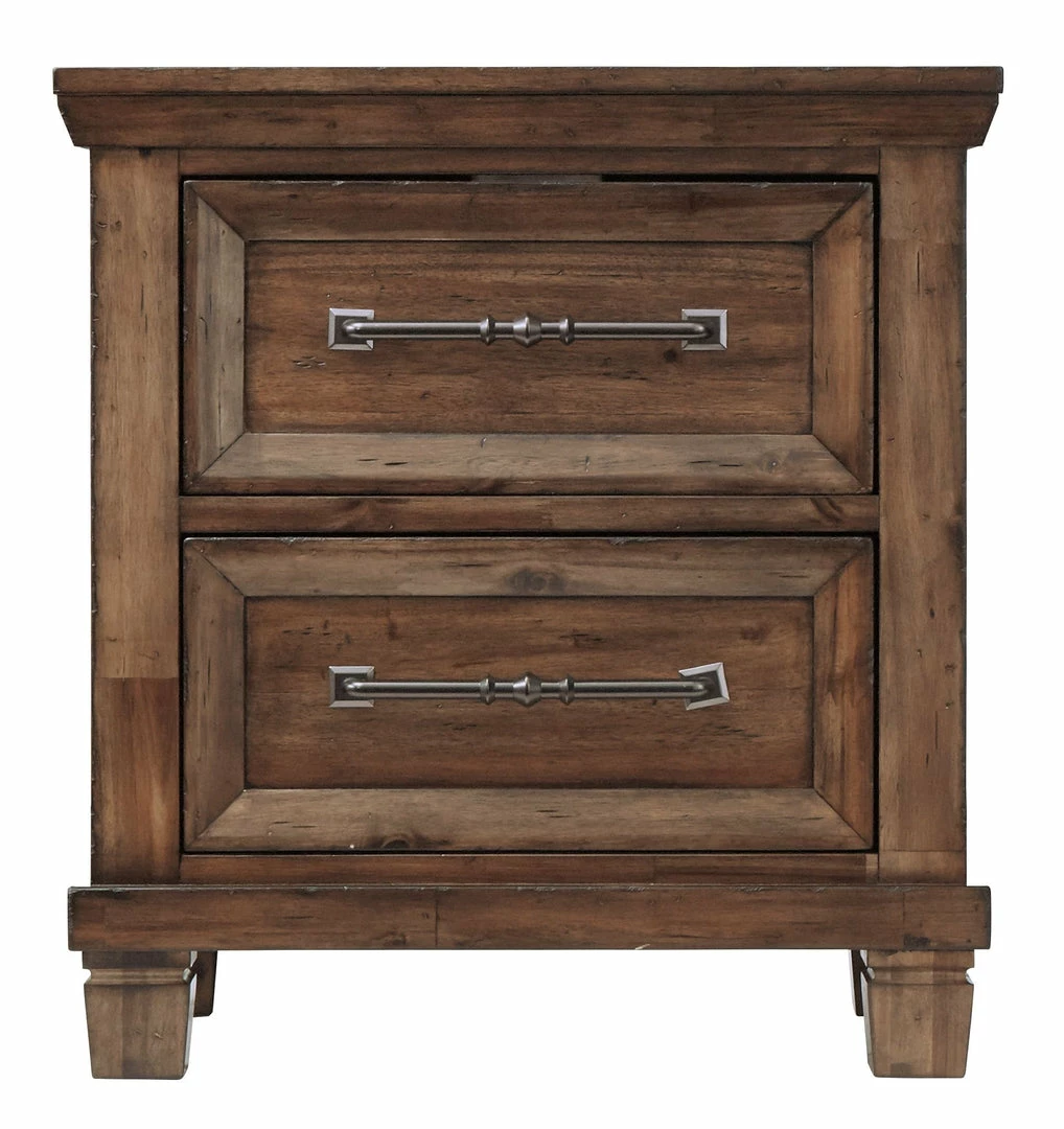 Discount 🥰 Ashley Furniture Royard - Warm Brown - Two Drawer Night Stand 🔔 8 Ashley Furniture Royard - Warm Brown - Two Drawer Night Stand