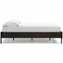 Ashley Furniture Piperton - Brown / Black - Full Platform Bed Beds